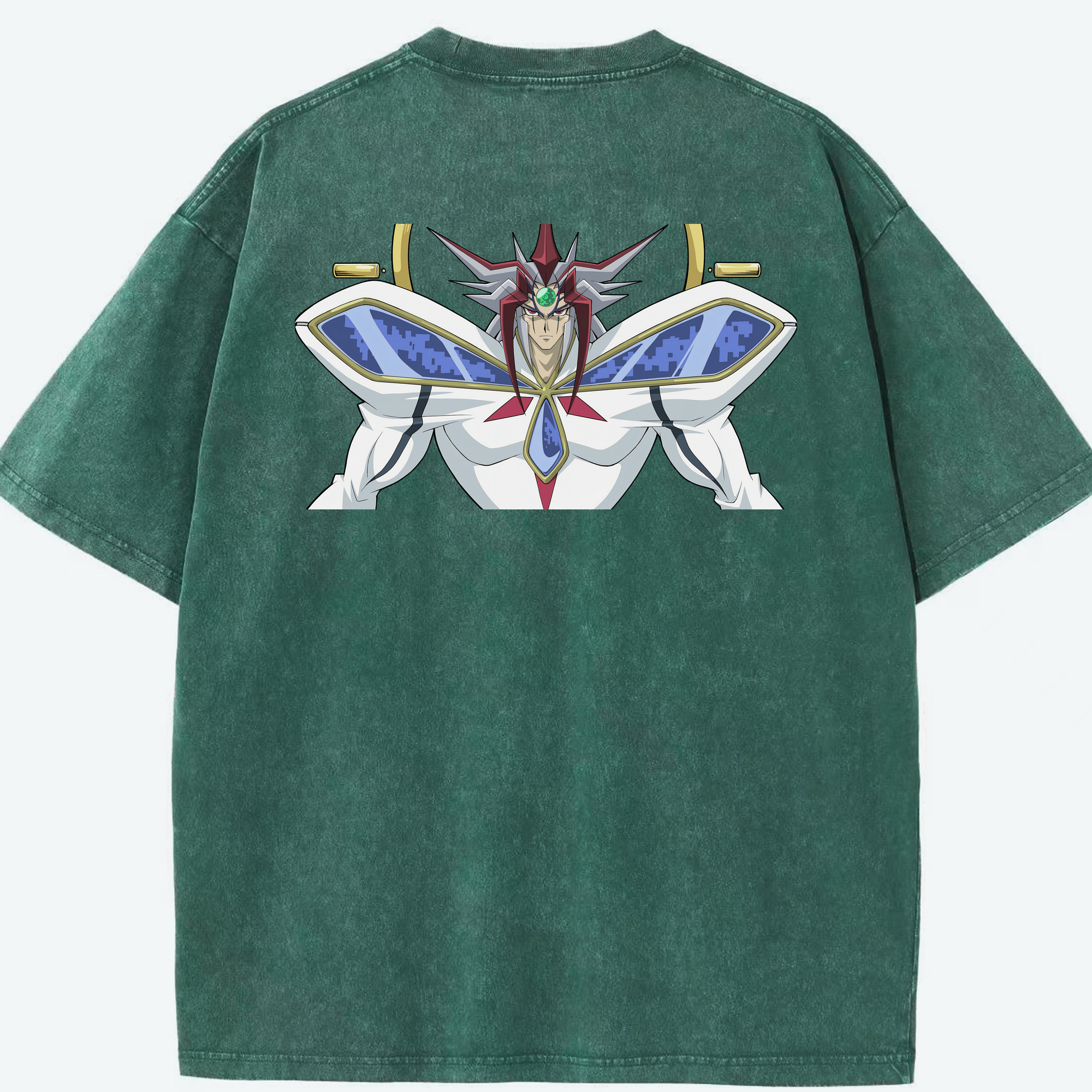 （画像用） 遊☆戯☆王 Yu-Gi-Oh! 綿100% ヴィンテージ風 半袖Tシャツ（背面プリント）